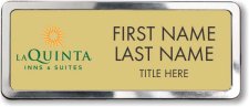(image for) La Quinta Inns & Suites Gold Polished Frame Prestige Badge