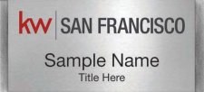 (image for) Keller Williams San Francisco Large Silver Meridian Badge