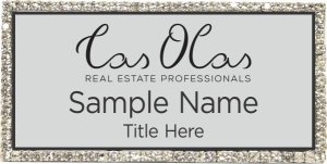 (image for) Las Olas Silver Bling Badge