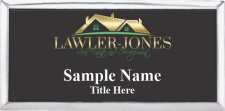 (image for) Lawler-Jones Real Estate Executive Silver Other Badge