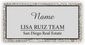 (image for) The Lisa Ruiz Team Real Estate Bling Silver badge