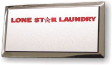 (image for) Lone Star Laundry Silver Executive Logo Only Badge