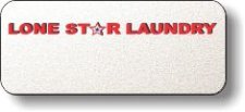(image for) Lone Star Laundry Silver Logo Only Badge