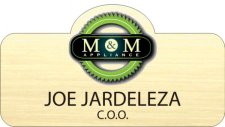 (image for) M and M Appliance Shaped Gold Badge