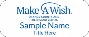 (image for) Make-A-Wish Found Orange County White Badge