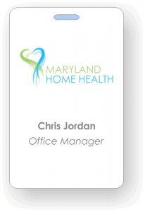 (image for) Maryland Home Health White Badge