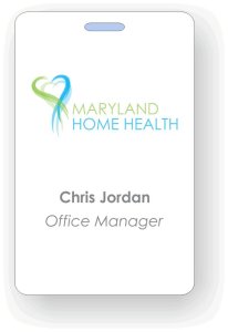 (image for) Maryland Home Health White Badge