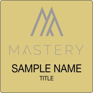 (image for) Keller Williams Mastery Gold Square Badge