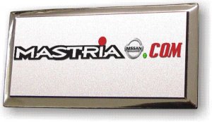 (image for) Mastria Nissan Logo Only Executive Silver Badge