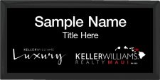 (image for) Keller Williams Luxury Maui - Executive Black Badge with Black Insert