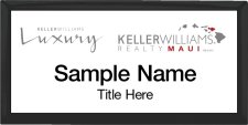 (image for) Keller Williams Luxury Maui - Executive Black Badge with White Insert