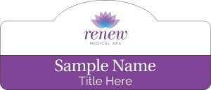 (image for) Medical Eye Center White Badge (Renew) Small