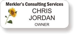 (image for) Merkler\'s Consulting Services White Badge