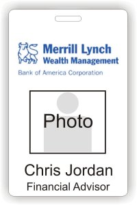 (image for) Merrill Lynch Wealth Management Photo ID Badge