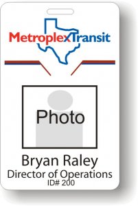 (image for) Metroplex Transit Photo ID Badge