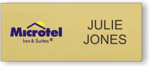 (image for) Microtel Inn & Suites Logo C Square Corneres Gold Badge