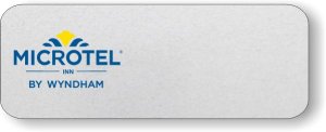 (image for) Microtel Inn Logo E Silver Badge Logo Only
