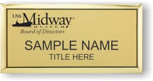 (image for) USS Midway Museum Board of Directors Executive Gold badge