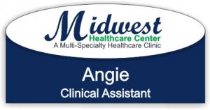(image for) Midwest Healthcare Shaped Badge