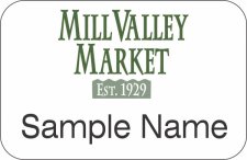 (image for) Mill Valley Market White Badge