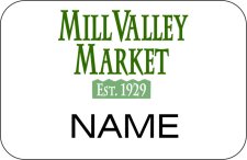 (image for) Mill Valley Market White Badge