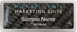 (image for) Michael Lewis | Marketing Suite Satin Anodized Frame Carbon Insert Badge