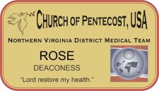 (image for) Church of Pentecost, USA Medical Team Gold Badge