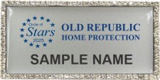 (image for) Old Republic Home Protection Circle of Stars Bling Silver Badge