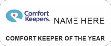 (image for) Comfort Keepers, Keeper of the Year | Standard White Badge