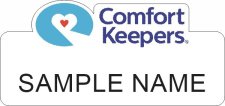 (image for) Comfort Keepers - Shaped White Badge