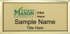 (image for) George Mason University Executive Gold Badge with DBA