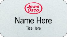 (image for) Jewel-Osco Silver Name Badge