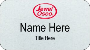 (image for) Jewel-Osco Silver Name Badge