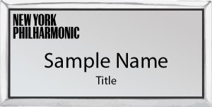 (image for) (New Logo) New York Philharmonic Executive Silver badge