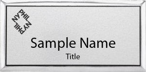 (image for) New York Philharmonic Executive Silver Badge - NY PHIL Logo