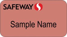 (image for) Safeway Rose Gold Name Badge