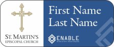 (image for) St. Martin's Episcopal Church | Enable Ministry Partners - Standard White Badge