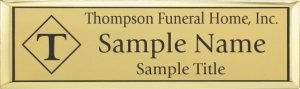 (image for) Thompson Funeral Home, Inc. Small Executive Gold badge