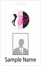 (image for) On The Go Hosiery Photo ID Badge