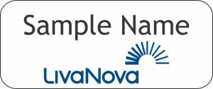 (image for) LivaNova Standard White Badge