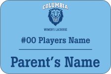 (image for) Columbia University Women's Lacrosse Blue Badge With Niceguard Coating