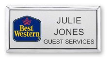 (image for) Best Western Classic Logo Executive Silver Badge