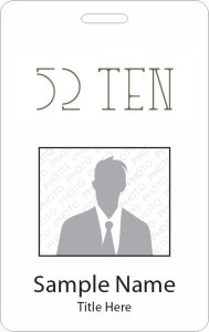 (image for) Embrey Management - 52 TEN Photo ID Vertical badge