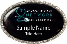 (image for) Advanced Care Life Network Bling Silver Other Badge