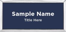 (image for) Newport Coast CA Executive Silver Navy Badge
