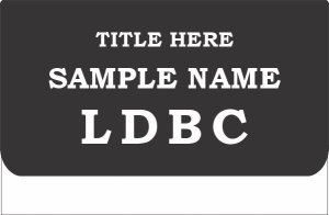(image for) Le Detroit Baptist Church Black Pocket Badge