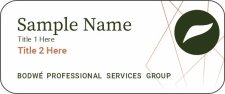 (image for) BODWÉ PROFESSIONAL SERVICES GROUP Standard White Badge