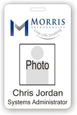 (image for) Morris Orthodontics Photo ID Badge