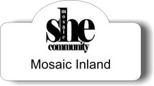 (image for) Mosaic SHE Community Mosaic Inland White Shaped Badge