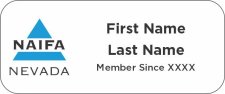 (image for) NAIFA Standard White Badge